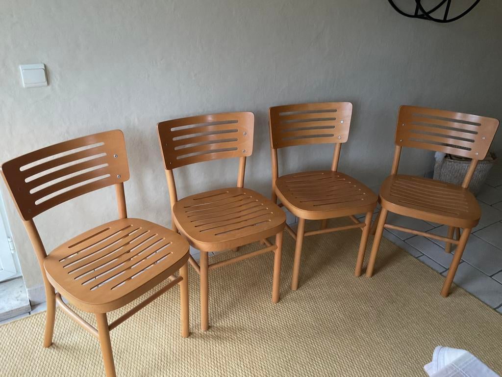 Vintage IKEA eetkamerstoelen, Ophalen, Gebruikt, Overige kleuren, Vier