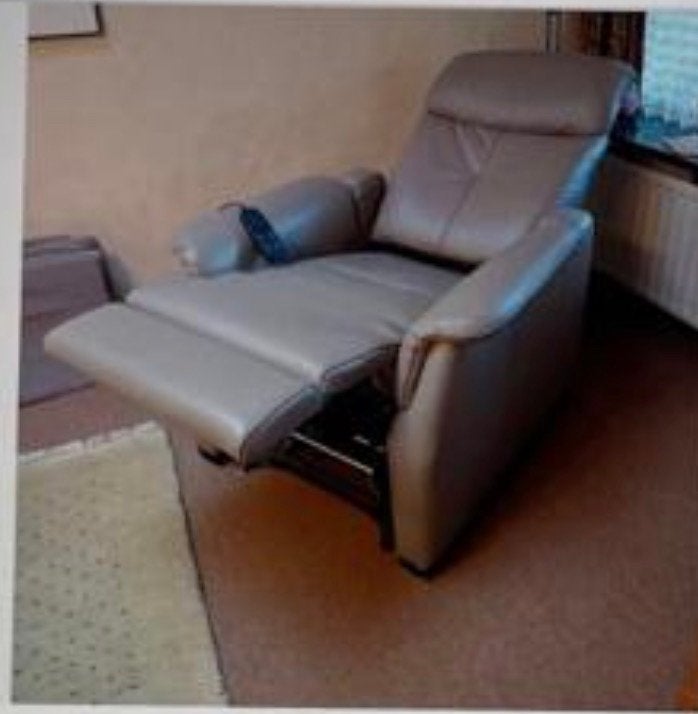 Lederen elektrische relaxzetel, Enlèvement, Comme neuf