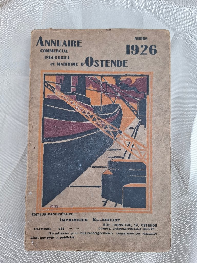 Annuaire Commercial Industriel et Maritime d'Ostende – 1926, Boeken, Geschiedenis | Nationaal, Ophalen of Verzenden, 20e eeuw of later