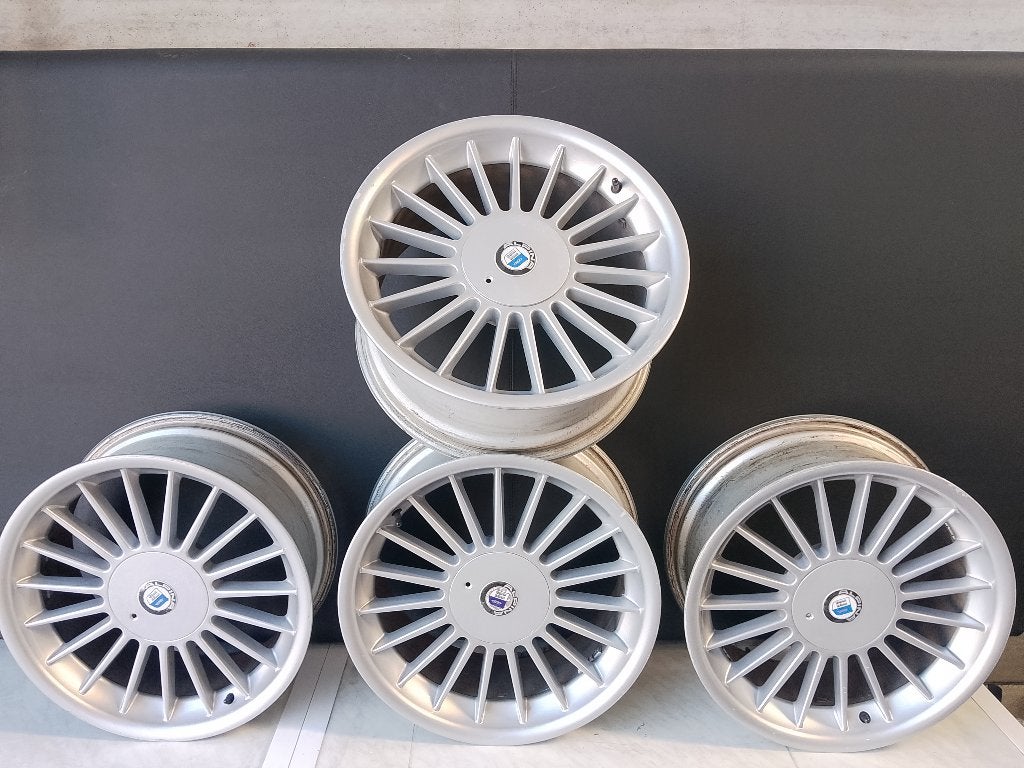 Set replica alpina - 18inch - alu - afdekplaten, Ophalen, Gebruikt
