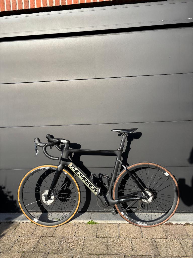 Koersfiets Thompson XL, Fietsen en Brommers, Fietsen | Racefietsen, Zo goed als nieuw, Heren, Overige merken, 10 tot 15 versnellingen