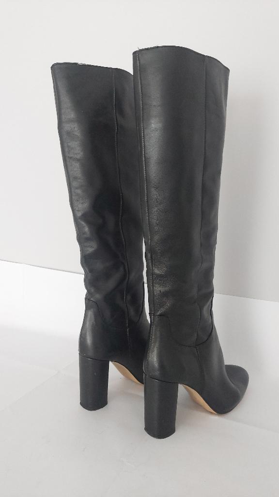 781C* ZARA - mooie zwarte laarzen (37), Hoge laarzen, Verzenden, Gedragen, Zara
