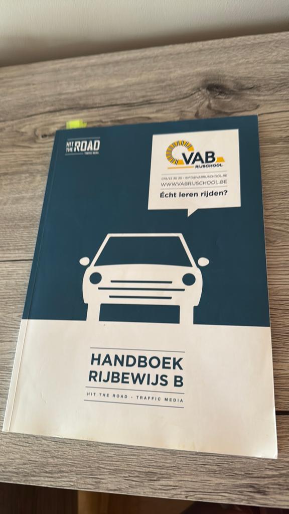 Handboek rijbewijs b, Enlèvement