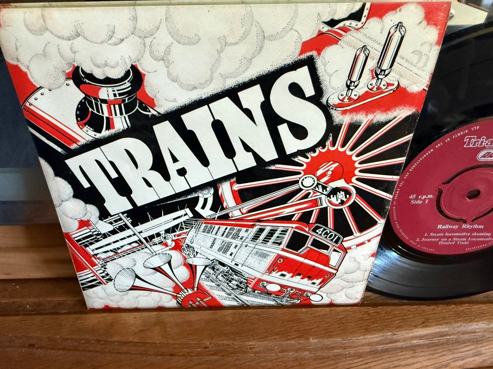 Trains, Pressage original, Enlèvement ou Envoi, 7 inch, Comme neuf