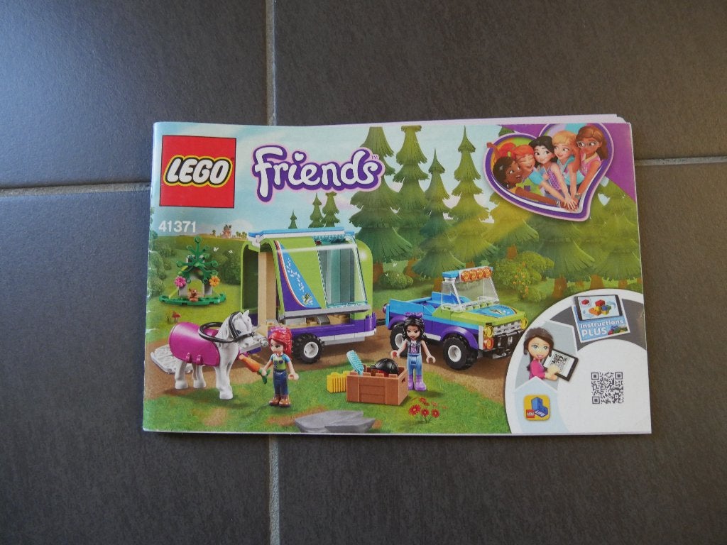 Lego friends 41371 Mia's paardentrailer/Horse Trailer, Inclusief instructies, Gebruikt, Lego, Friends