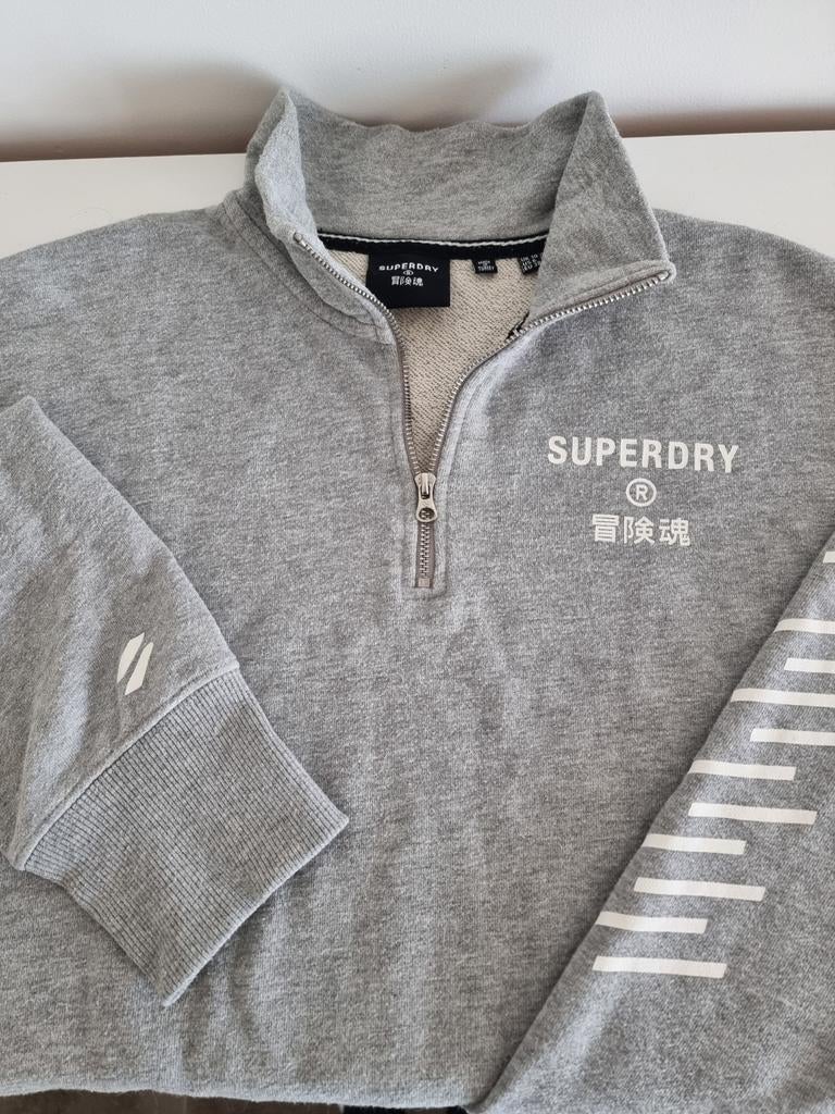 Superdry zip sweater geus. Look Exclusif., Enlèvement ou Envoi