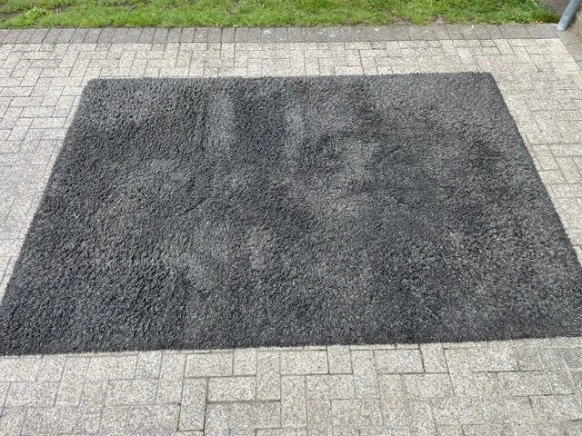 vloerkleed (grijs), Huis en Inrichting, Stoffering | Tapijten en Vloerkleden, Ophalen, Gebruikt, 150 tot 200 cm, 200 cm of meer