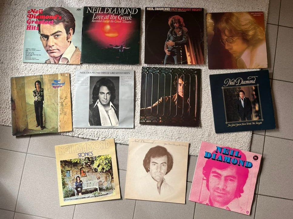 Neil Diamond, lot van 11 elpees, Cd's en Dvd's, Ophalen of Verzenden, Gebruikt