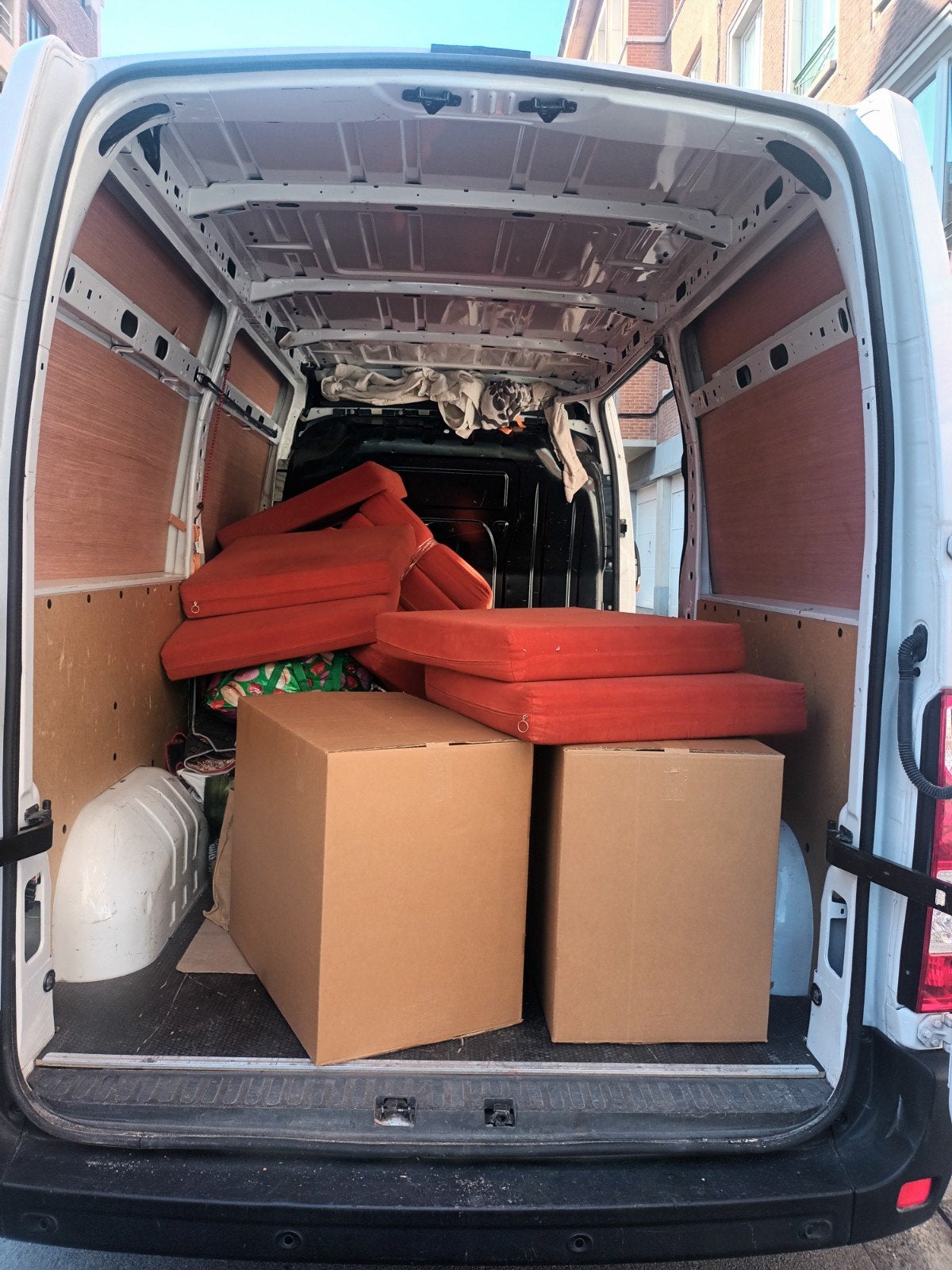Location Camionnette avec chauffeur, Enlèvement