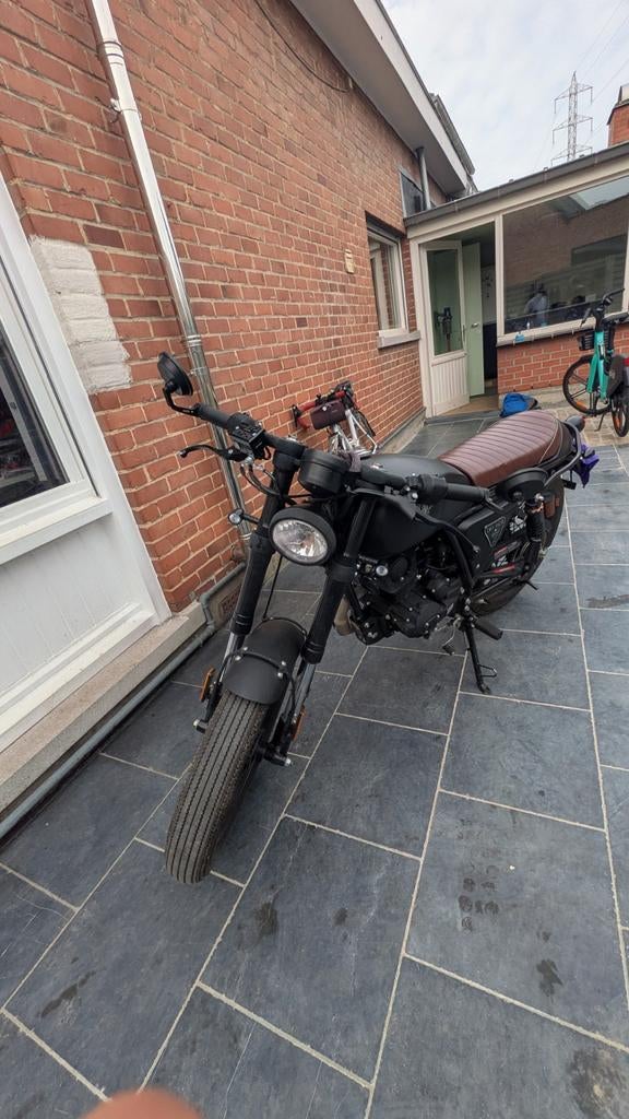 Cafe racer 50cc, Fietsen en Brommers, Brommers | Crossbrommers, Ophalen of Verzenden