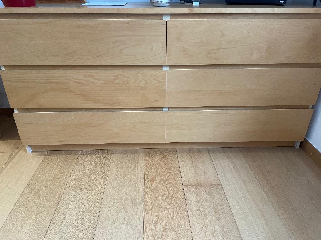 Meuble commode tiroirs TV et/ou rangement, Maison & Meubles, Armoires | Commodes, 25 à 50 cm, 5 tiroirs ou plus, Moins de 100 cm