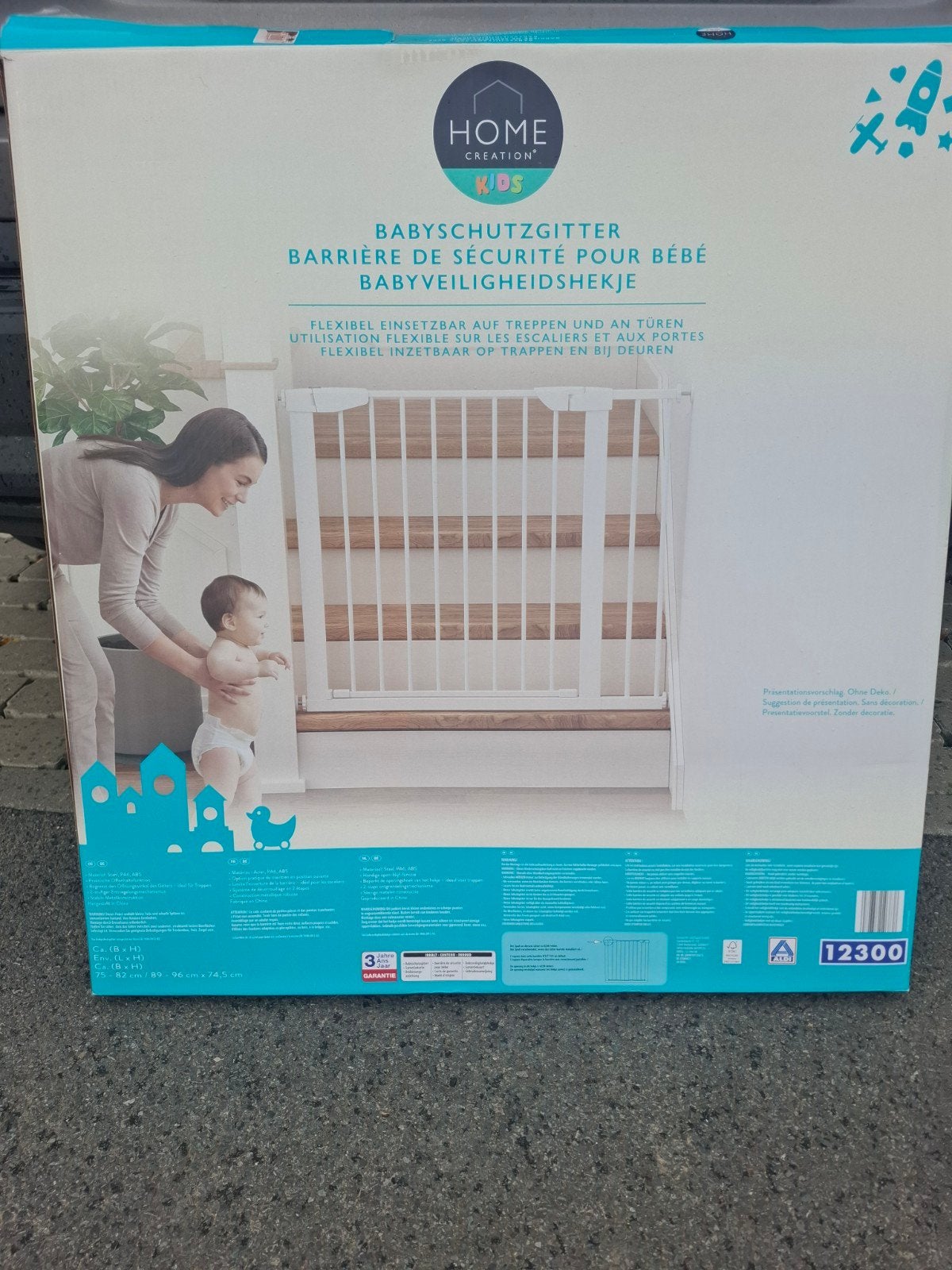 Barrière de sécurité pour bébé, Envoi, Barrière de sécurité