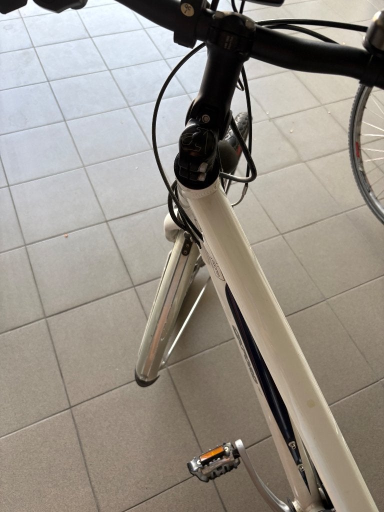 Electrische herenfiets Oxford wit, Enlèvement, Utilisé, Autres marques