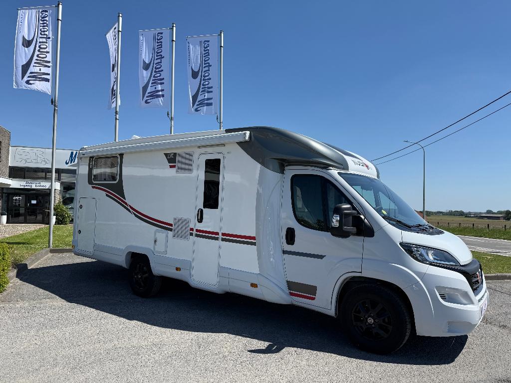 Ilusion XMK 740 | Twinbedden + Hefbed, Caravanes & Camping, Camping-cars, Jusqu'à 4, Caméra de recul, Entreprise, Fiat