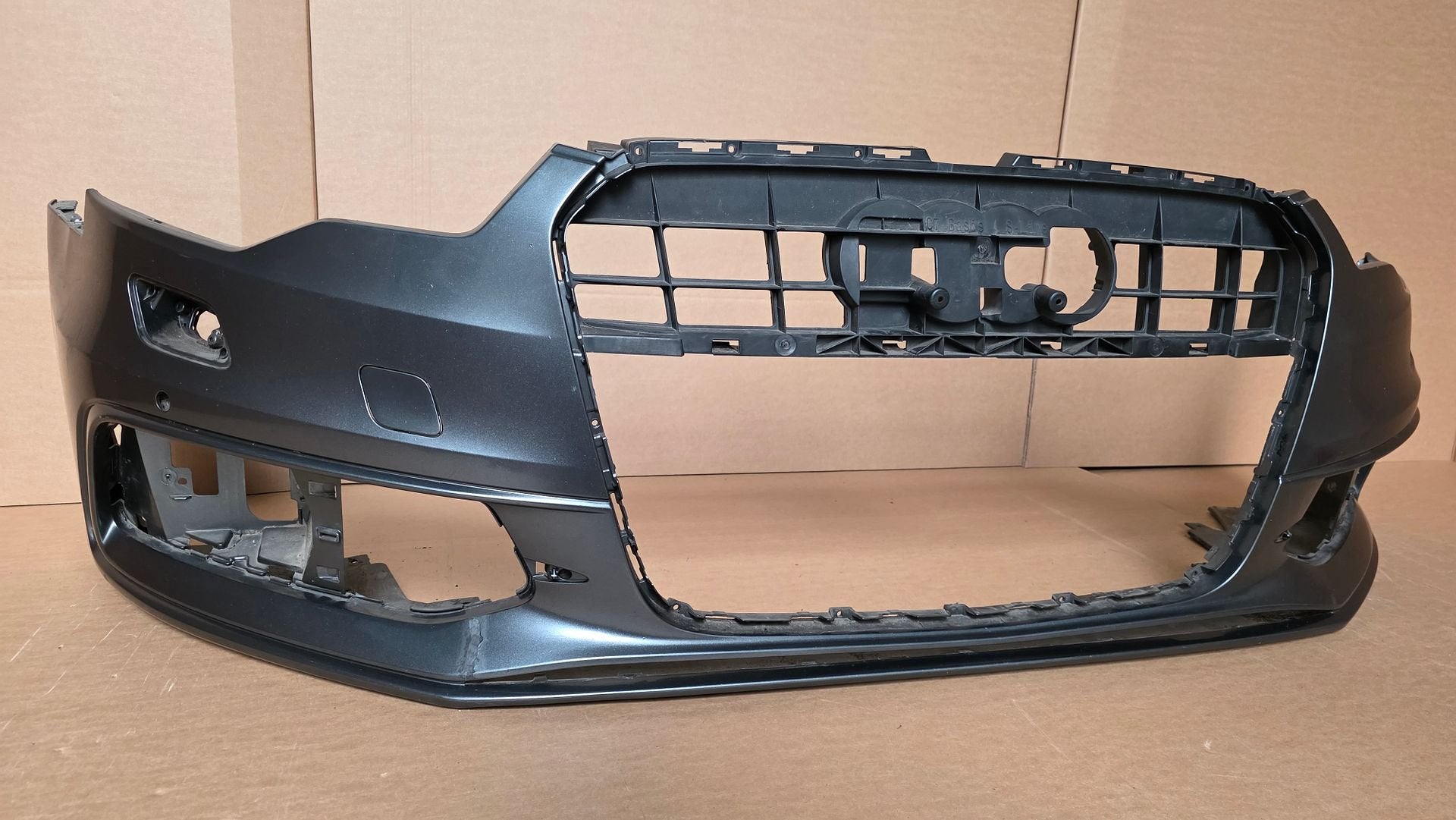 Voorbumper Audi A6 C7 4G S-line S6 4xPDC KLS 2011-2014 Origi, -, Origine de la pièce connue, Utilisé, -