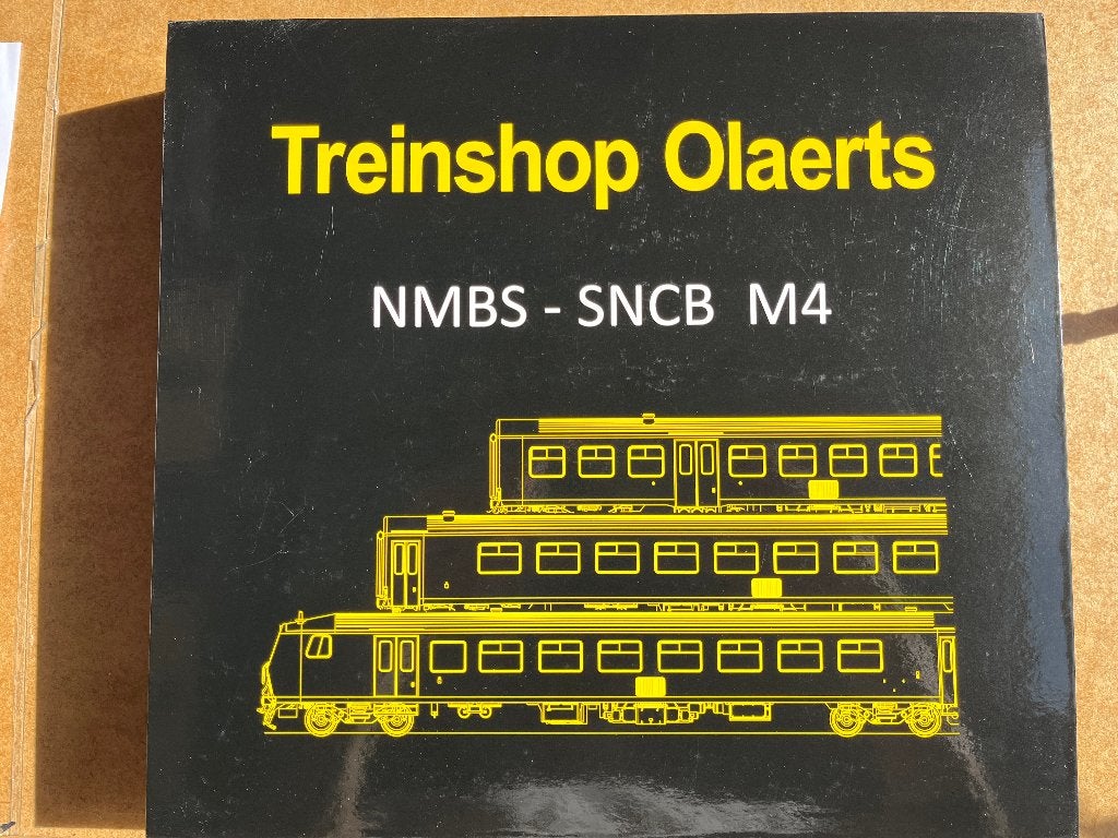 Treinshop Olaerts M4 New Look AC HO 4 pcs SNCB, Neuf, Autres marques, Courant alternatif, Set de Trains