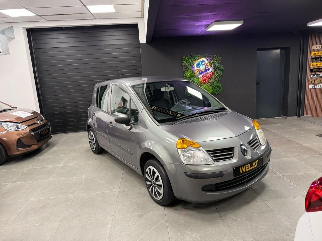 RENAULT MODUS 1.2 BENZINE 159.000KM, Auto's, Renault, Bluetooth, 75 kW, Bedrijf, Grijs