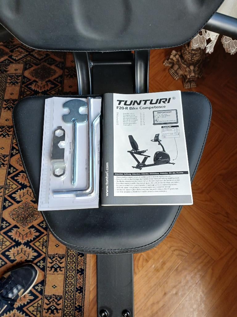 Ligfiets Tunturi F20R, Sports & Fitness, Appareils de fitness, Jambes, Comme neuf, Enlèvement, Métal