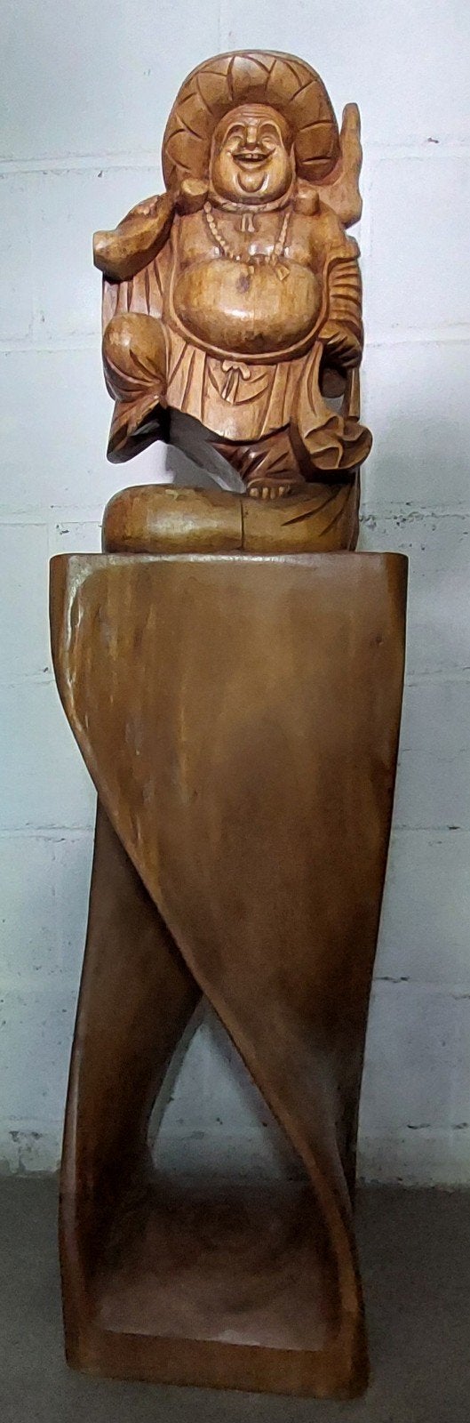 Bouddha sculpture bois, Antiquités & Art, Art | Sculptures & Bois, Bois