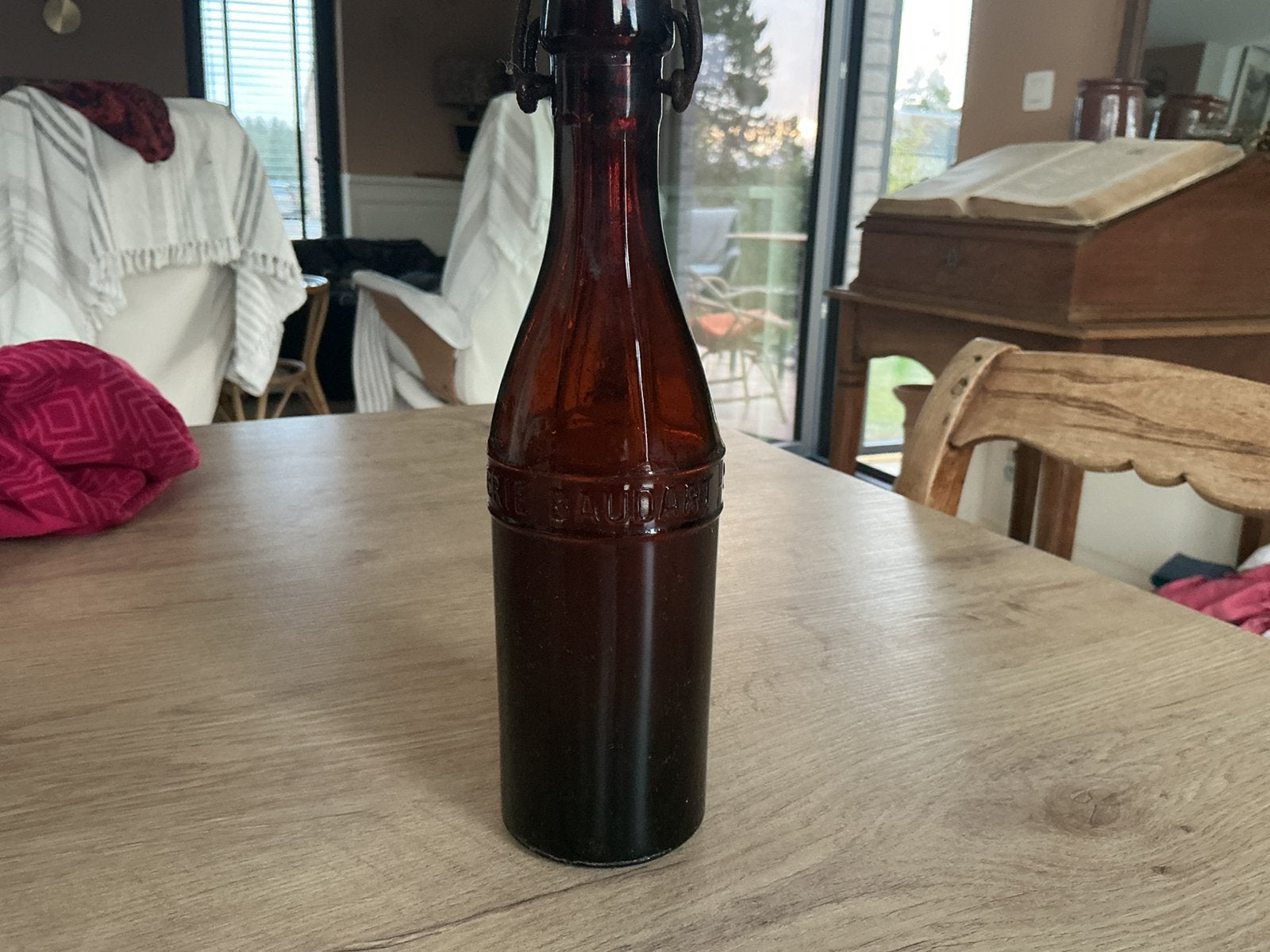 Antieke bierfles, Verzamelen, Ophalen of Verzenden, Gebruikt, Overige gebieden, Overige typen