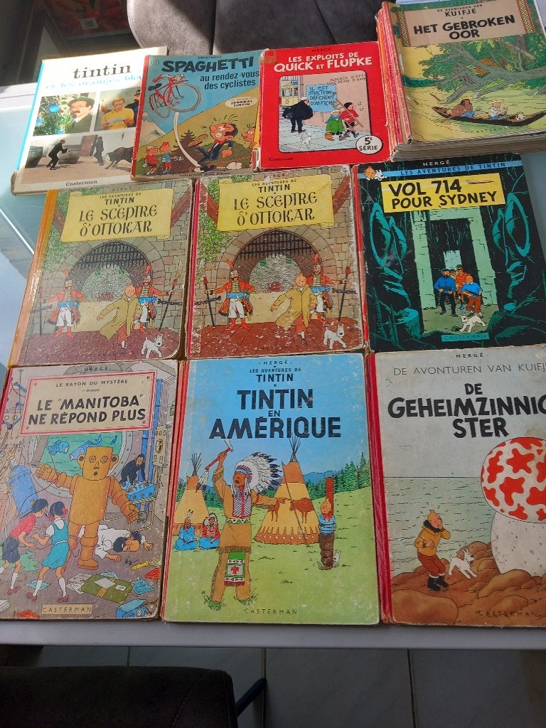 Tintin, Tintin 19 livres, Plusieurs BD, Enlèvement ou Envoi, Hergé