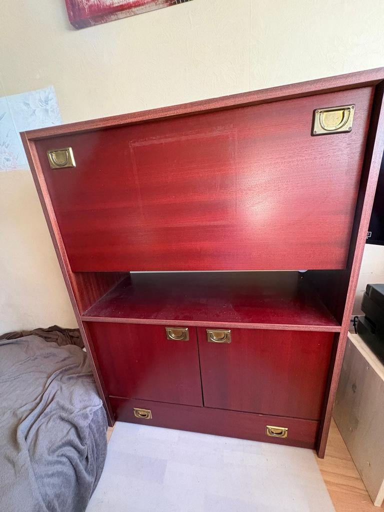 Ancienne chambre à couché avec étagère, lit et bureau, Maison & Meubles, Enlèvement