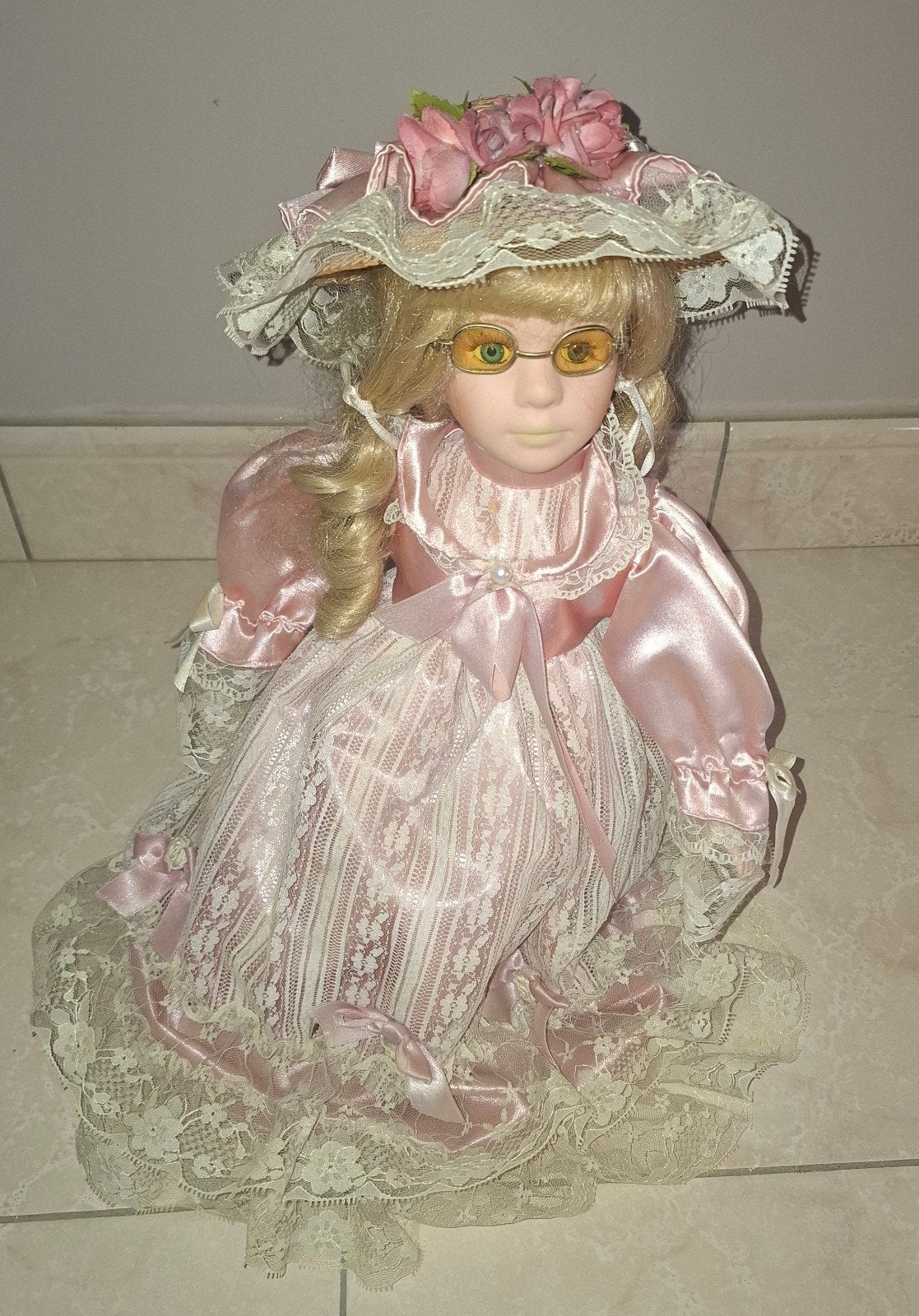 Victoriaanse Porseleinen Pop - 40cm, Ophalen, Pop