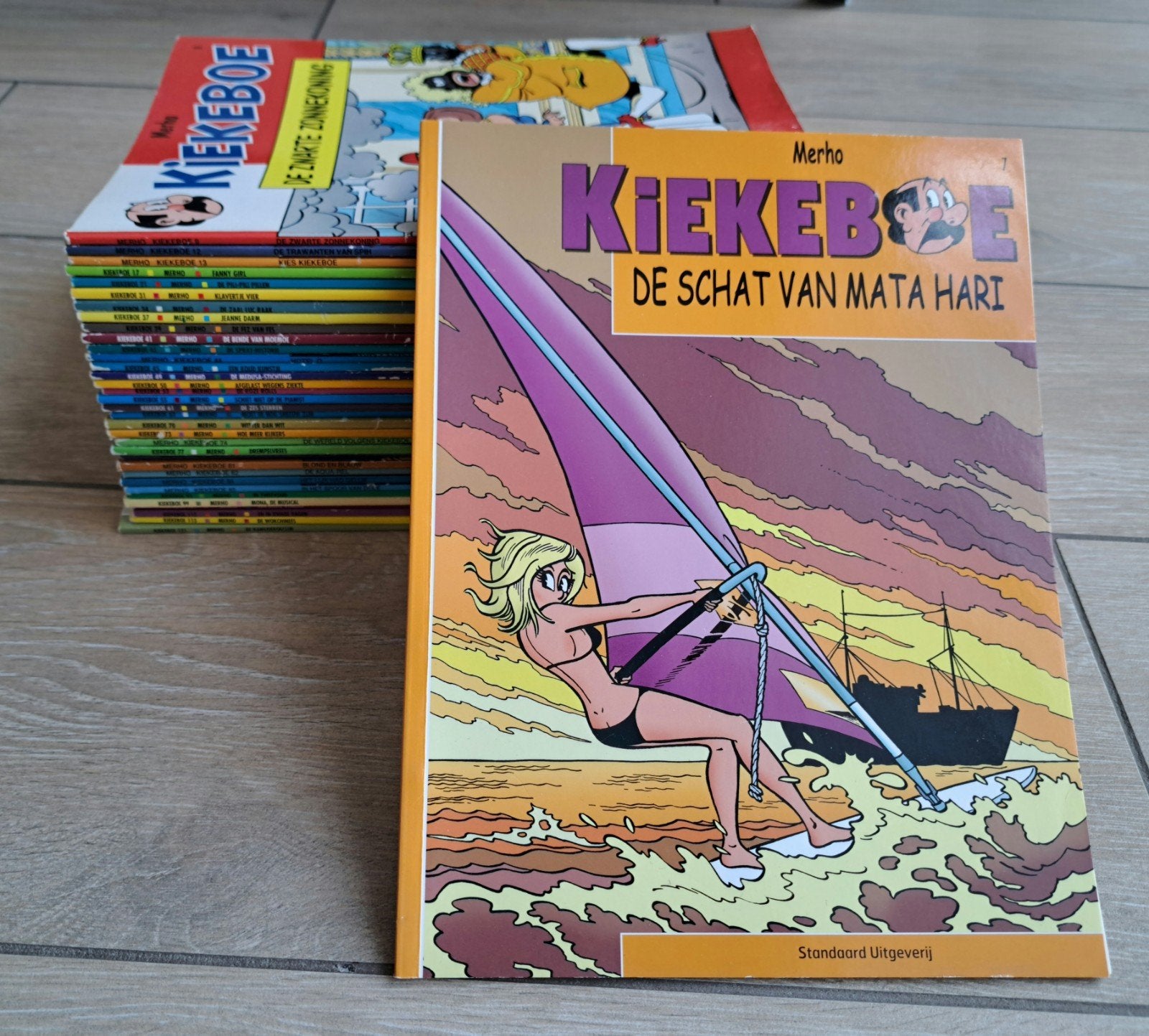 Verzameling strips: Kiekeboe, Boeken, Stripverhalen, Ophalen of Verzenden, Gelezen