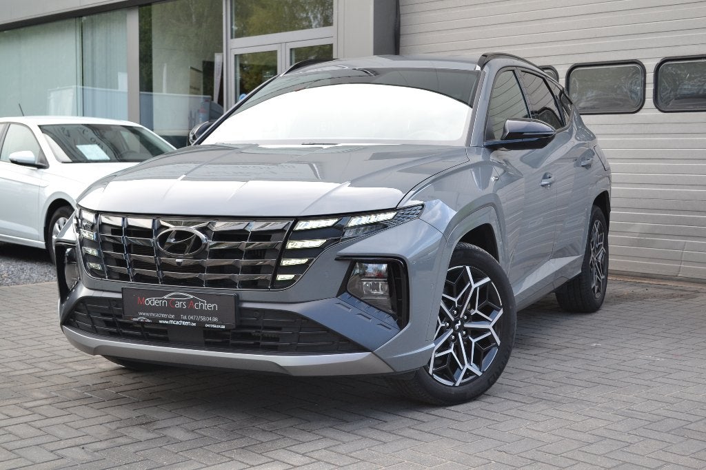 Hyundai Tucson Hybride "N-Line" * 1ste eig. * 360 * Memory, Autos, Hyundai, Achat, Euro 6, Entreprise, Noir