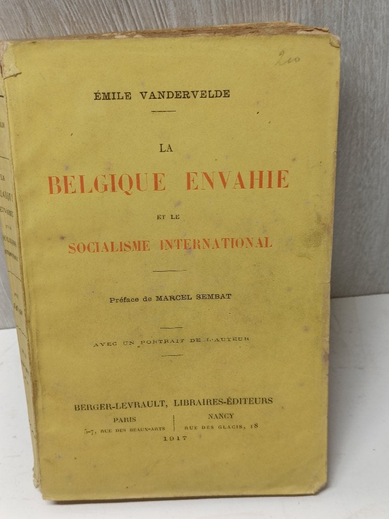 La Belgique envahie et le socialisme international, Ophalen of Verzenden, Gelezen