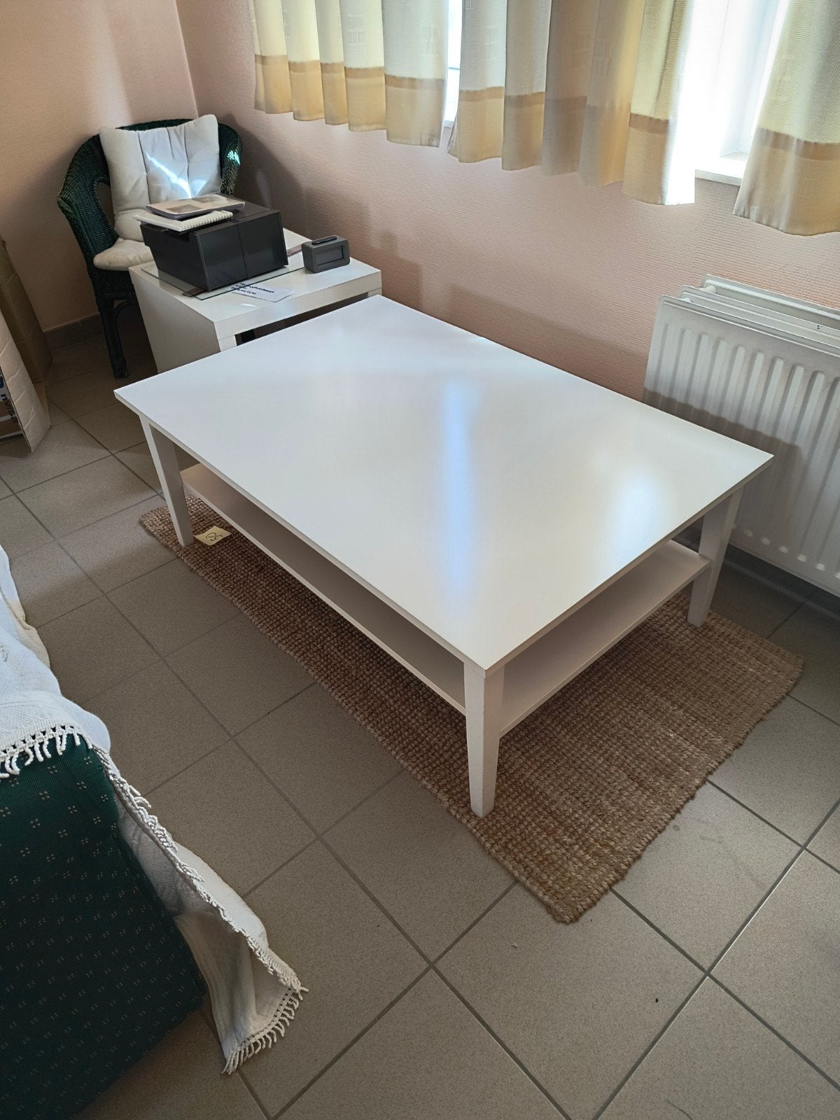 IKEA LUNNARP Salontafel Wit met opbergplank, Ophalen, 50 – 75, 100 tot 150 cm, 50 tot 100 cm