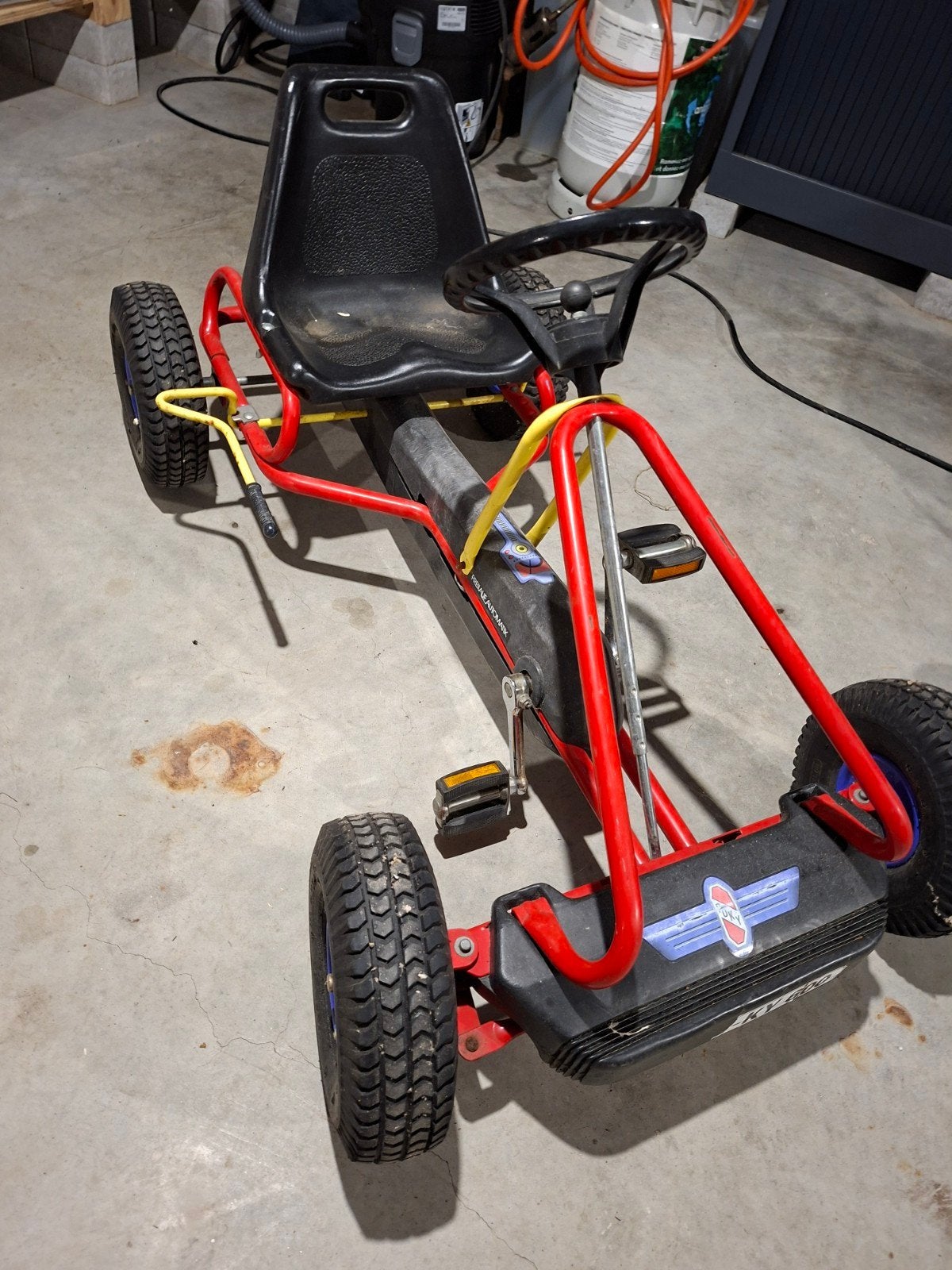 Puky gocart, Ophalen