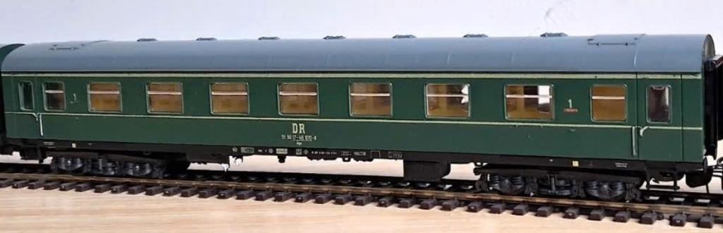 Piko passagierswagon van de DDR H0 (zeldzaam), Gebruikt, Gelijkstroom, Wagon, Piko