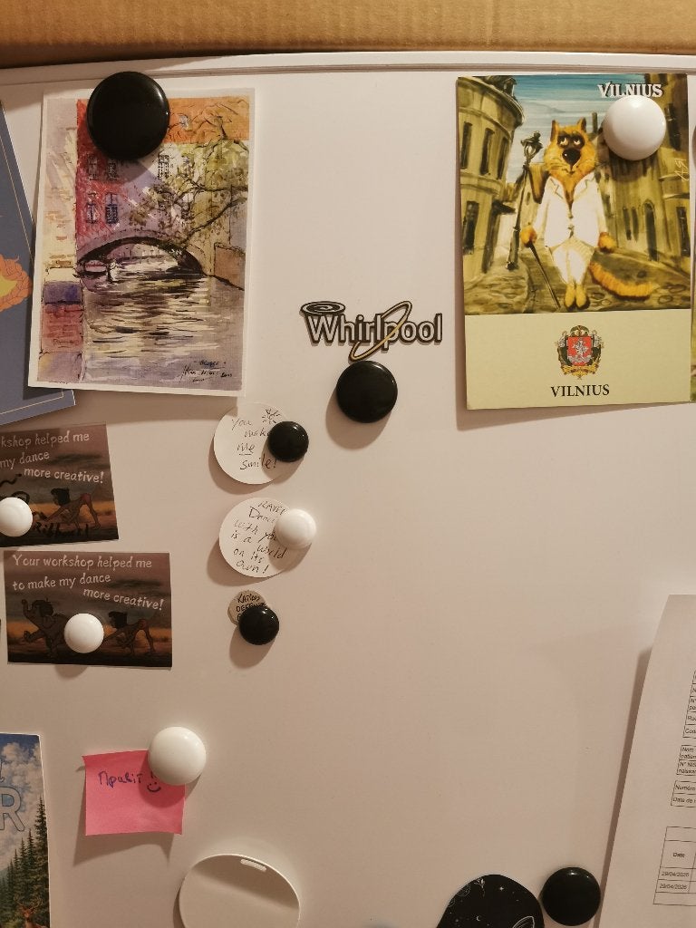 Réfrigérateur/congélateur Whirlpool, Enlèvement, Utilisé