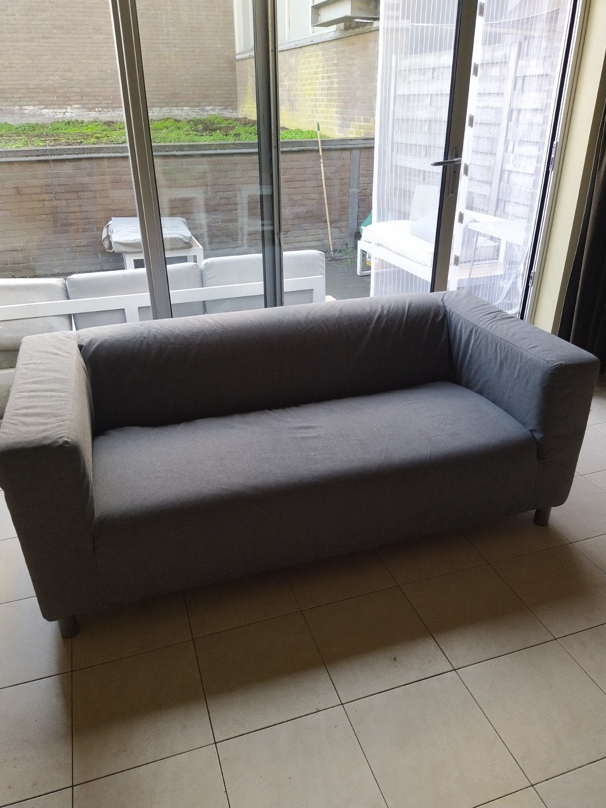 tweezit bank, Ophalen, Gebruikt, 100 tot 125 cm, 150 tot 200 cm