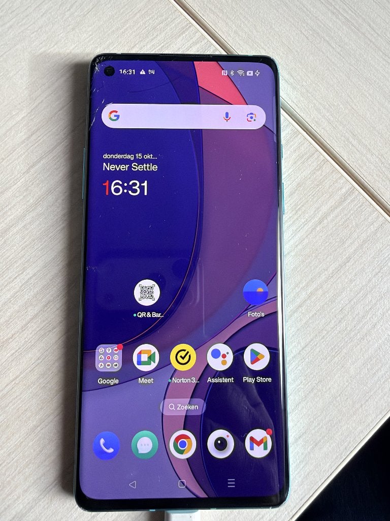 Oneplus 8 128GB scherm beschadigd, Telecommunicatie, Gebruikt, Overige modellen, Ophalen of Verzenden, Zonder simlock
