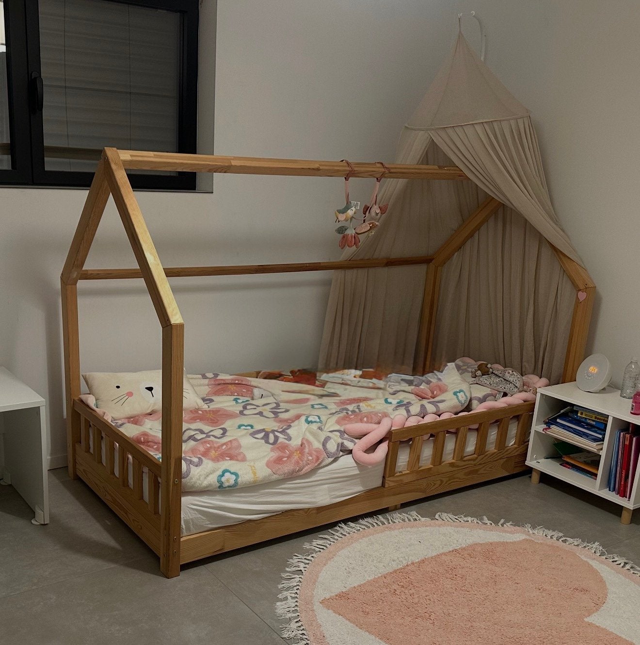Bedhuisje gele flamingo, Kinderen en Baby's, Ophalen, Zo goed als nieuw