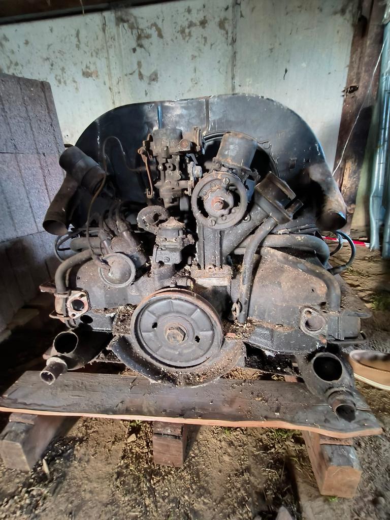 Moteur vw coccinelle, Enlèvement