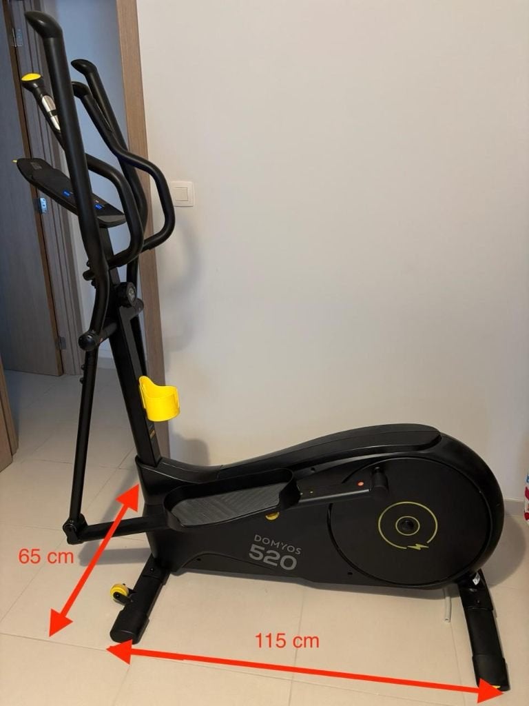 Vélo elliptique Domyos EL 520, Sports & Fitness, Enlèvement, Comme neuf, Bras, Vélo elliptique