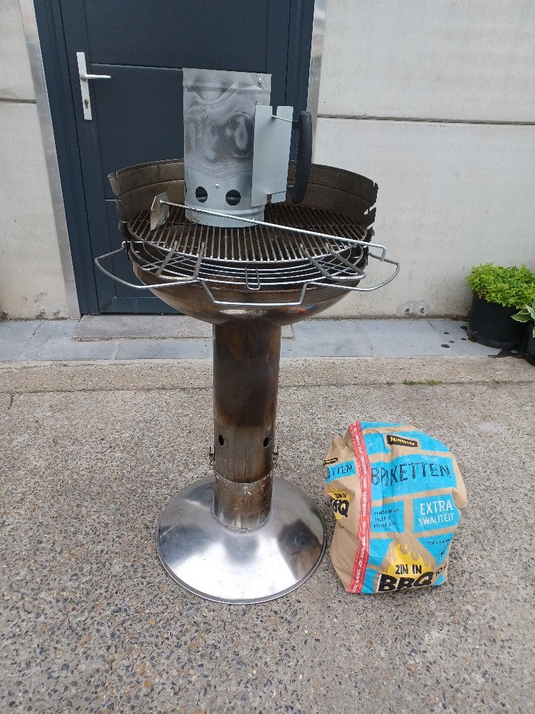 BBQ barbecook houtskool, Tuin en Terras, Ophalen, Gebruikt, Barbecoock