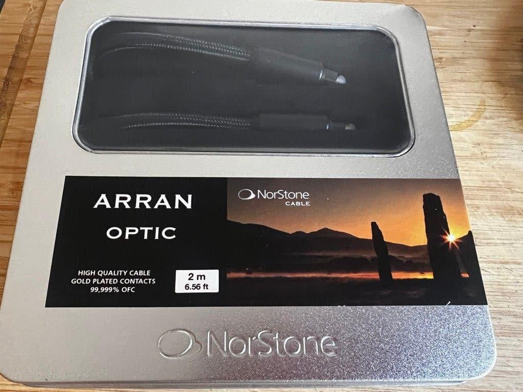 NorStone Arran Optic - Optische Digitale Audiokabel 2m, Ophalen of Verzenden