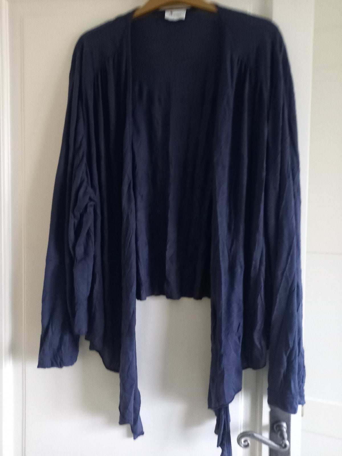 Blauw vestje Verpass MT56 oksel-oksel 80cm lengte 59cm, Kleding | Dames, Ophalen of Verzenden, Blauw