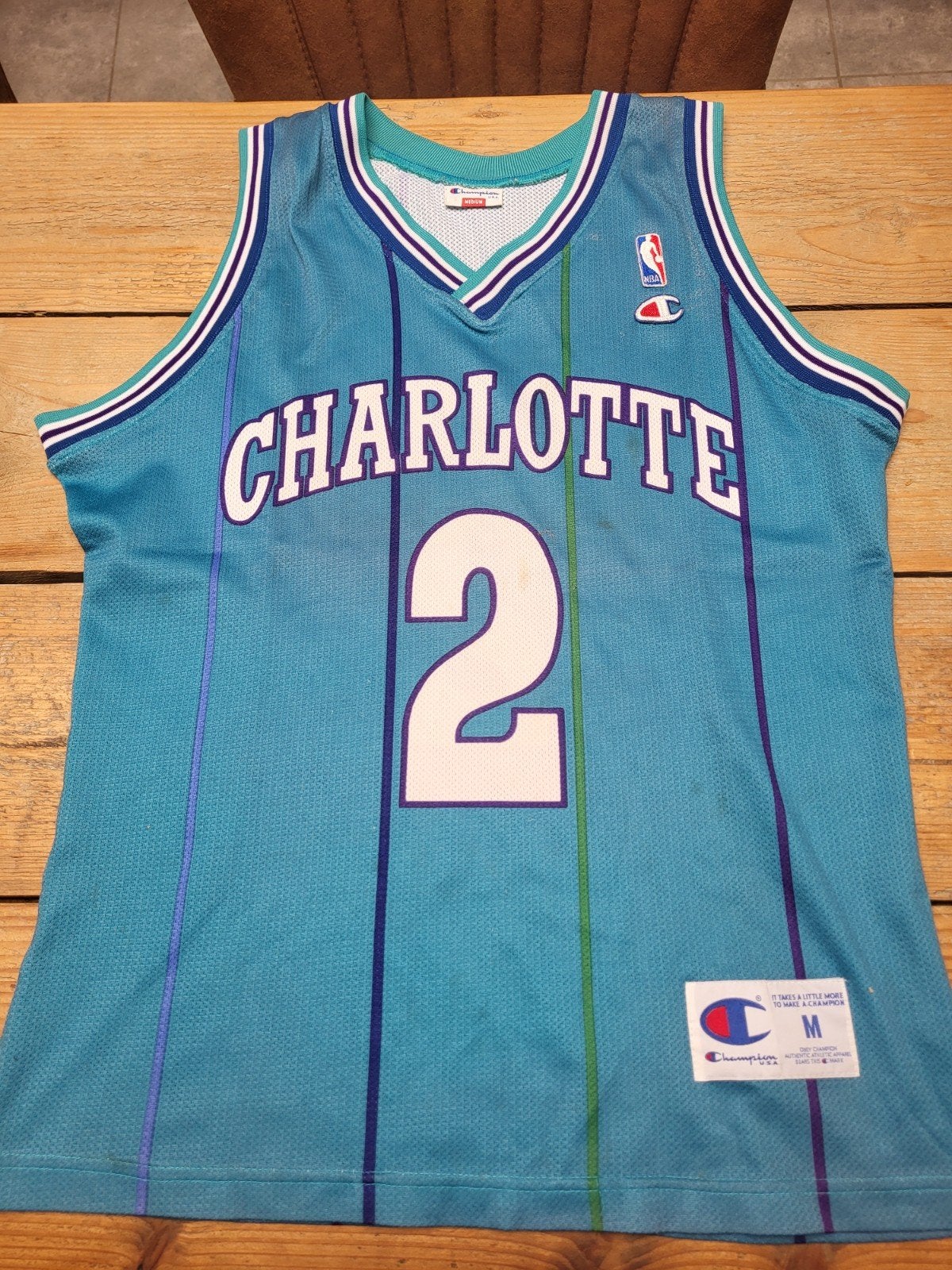 jaren 90. truitje nba. charlotte hornets., Ophalen of Verzenden, Gebruikt, Kleding
