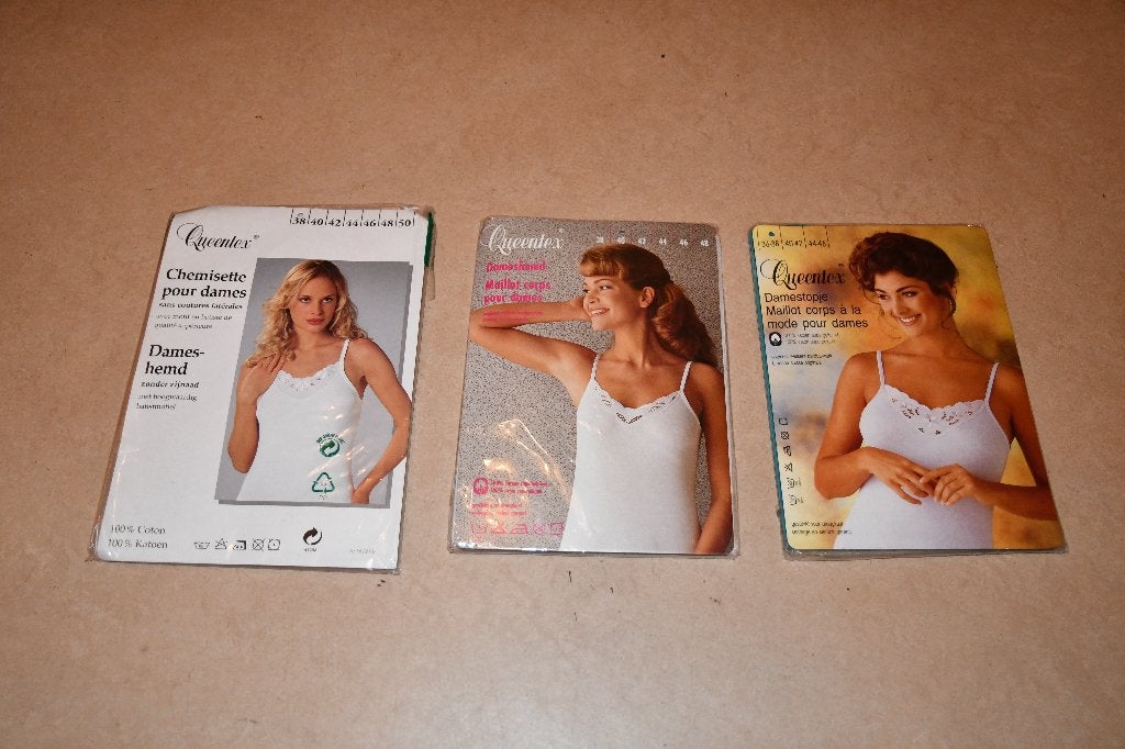 Drie nieuwe dameshemdjes - Queentex, Kleding | Dames, Queentex, Ophalen of Verzenden, Wit, Hemd