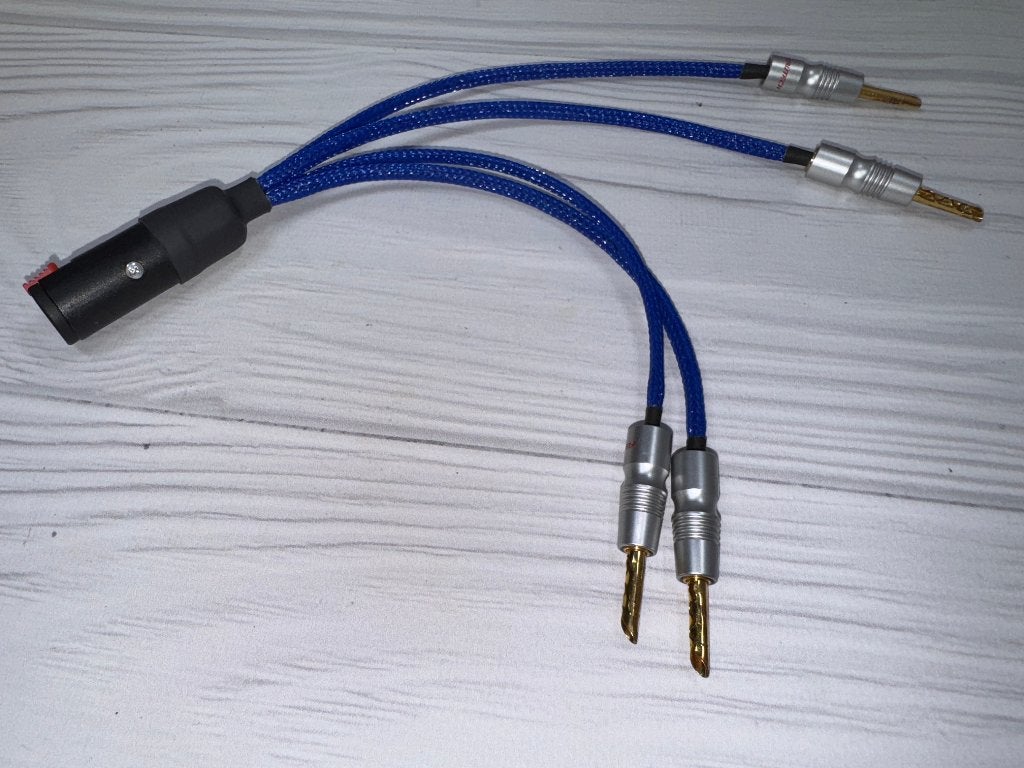 Meze Audio 6.3mm Banaanstekker High-End Adapter, TV, Hi-fi & Vidéo, Enlèvement, Neuf, Moins de 2 mètres, Autres câbles
