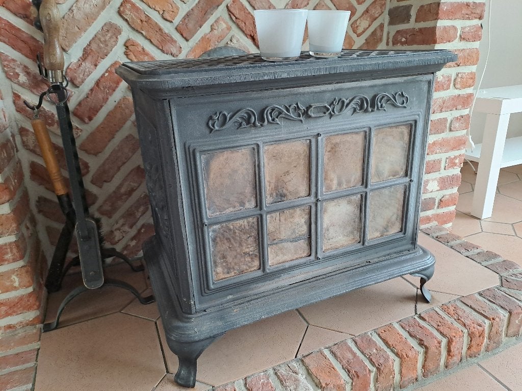 houtkachel, Ophalen, Gebruikt, Houtkachel, Vrijstaand