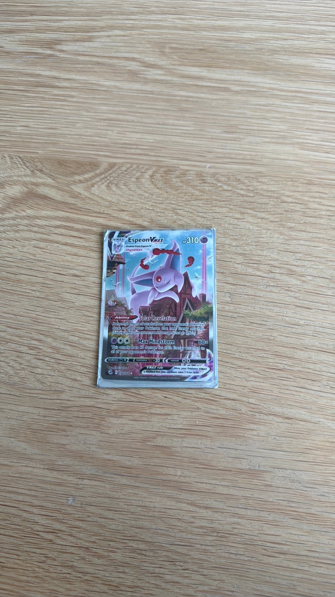 Carte Pokémon Espeon VMax, Enlèvement, Comme neuf, Cartes en vrac, Foil