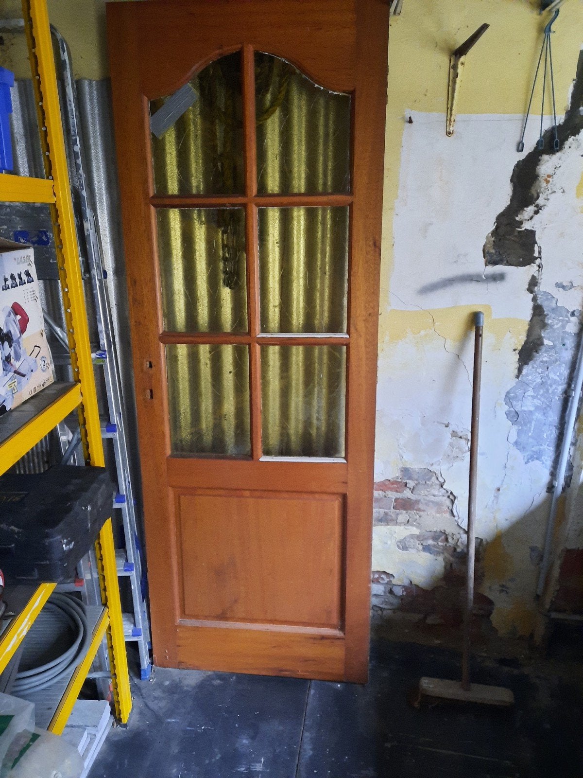deur ,glas beschadigd gratis af te halen, Enlèvement, Verre