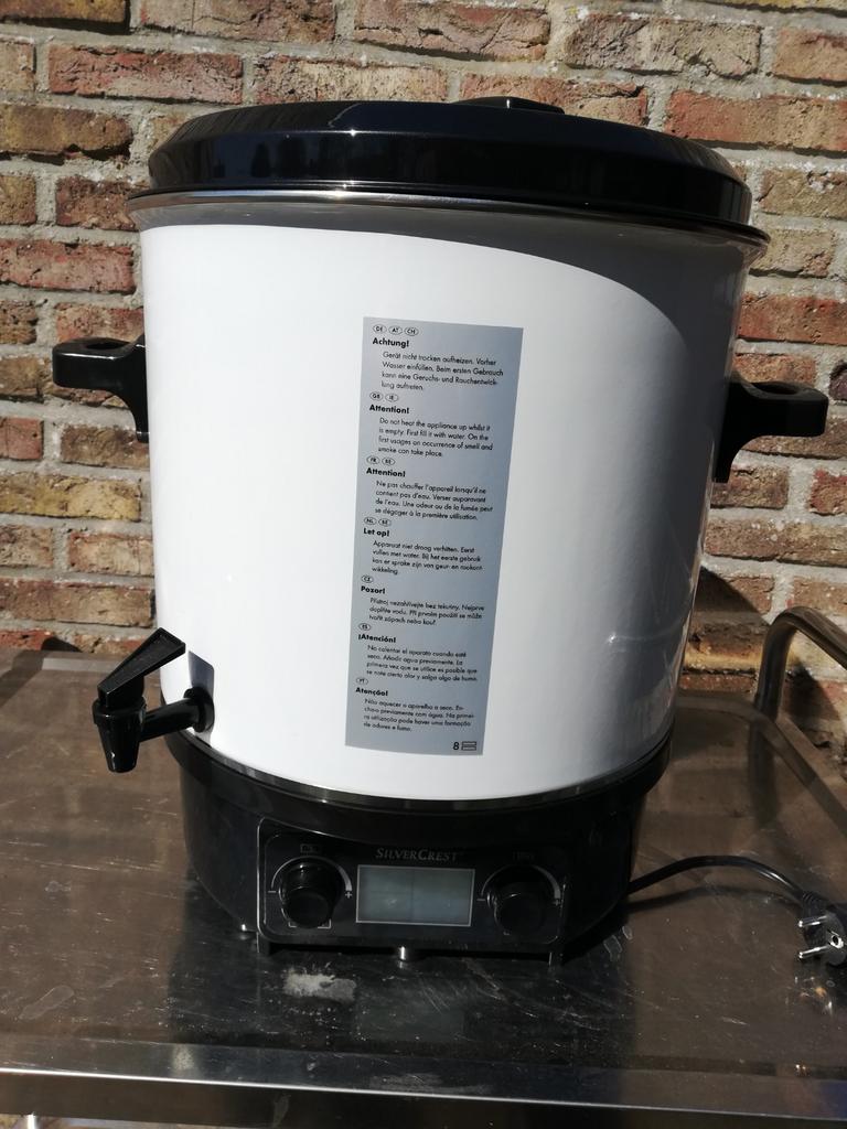 Stereliseerketel met aftapkraantje, Elektronische apparatuur, Ophalen, Timer