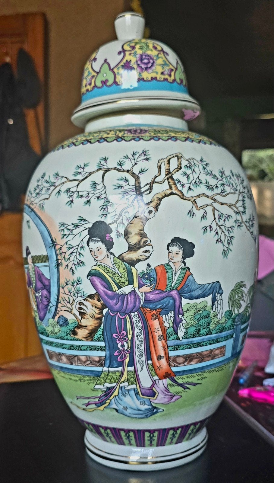 2 zeer mooie Chinese vazen, Antiek en Kunst, Ophalen